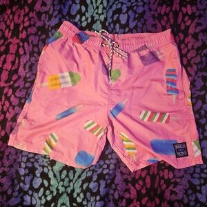 Pink Icecream Swimtrunks